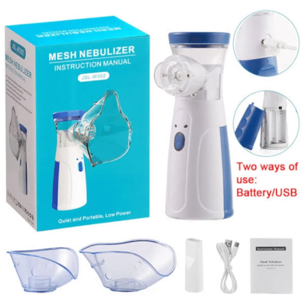 Portable Mesh Nebulizer for Kids & Adults Battery Operated