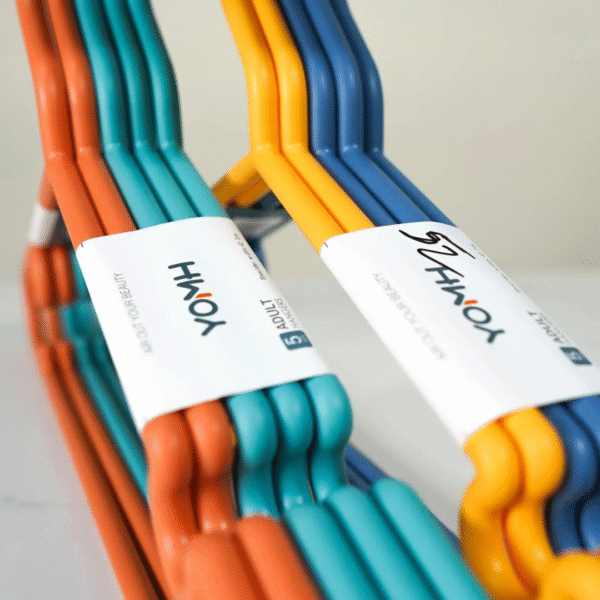 YOMH 5 Piece Clothes Hanger Set Multicolor