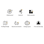 4-in-1 Baby Bath Tub with Baby Bath Cushion, Foldable Bucket & Mug, Anti-Slip Legs, Space-Saving Design & Support Bath Net