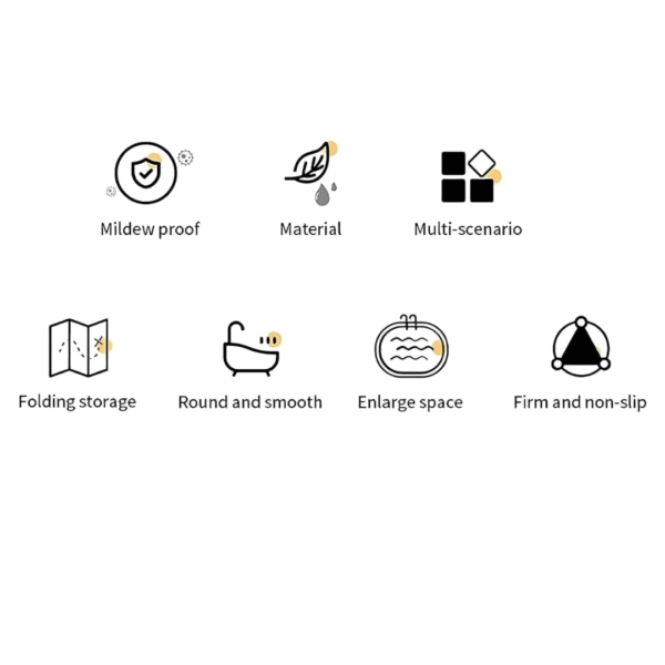 4-in-1 Baby Bath Tub with Baby Bath Cushion, Foldable Bucket & Mug, Anti-Slip Legs, Space-Saving Design & Support Bath Net