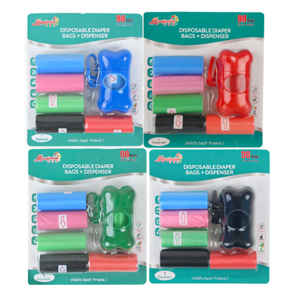 Diaper Dispenser With Diaper Bags