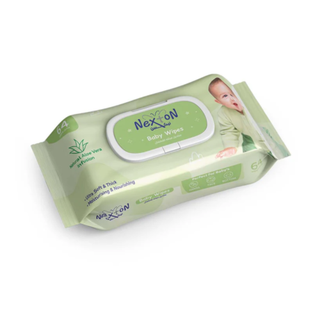 Nexton Baby Wipes (Aloe vera) 64 pcs